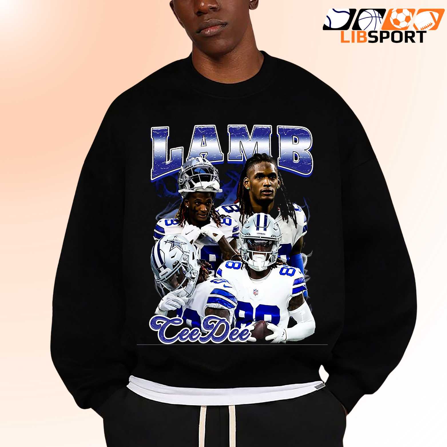 Ceedee Lamb T Shirt, Nfl Dallas Cowboys Y2k Streetwear Unisex Tee, Game Day Shirt